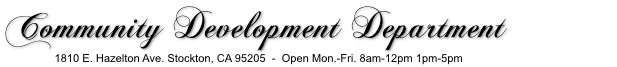 Community Development Department