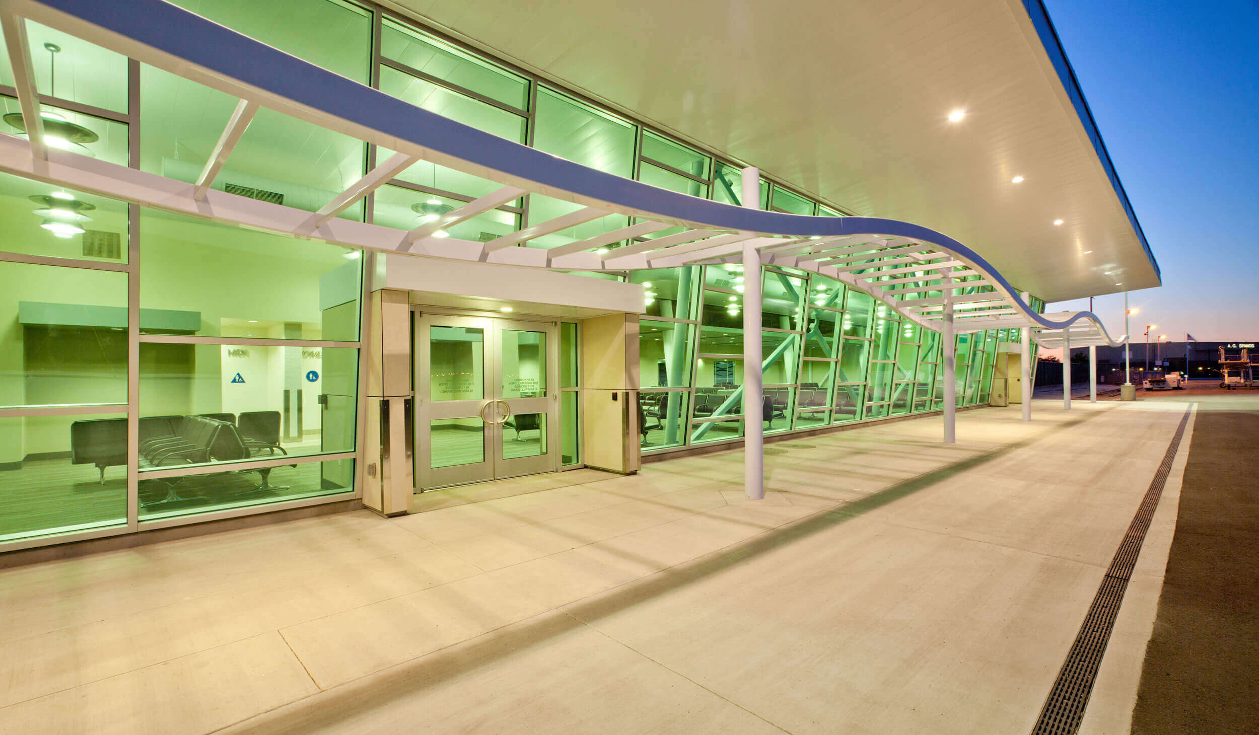 Passenger terminal at Stockton Metropolitan Airport