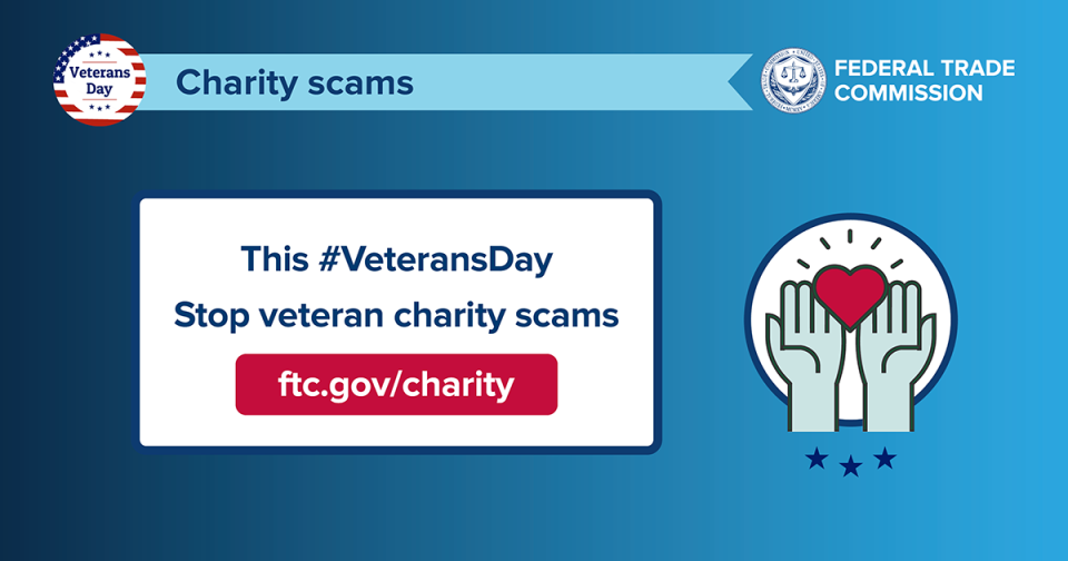Stop veteran charity scams