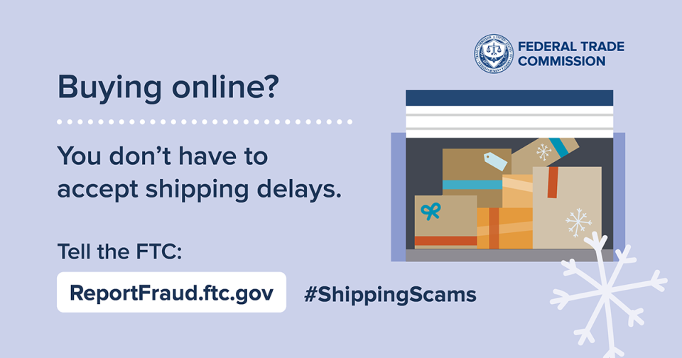 Beware shipping scams!