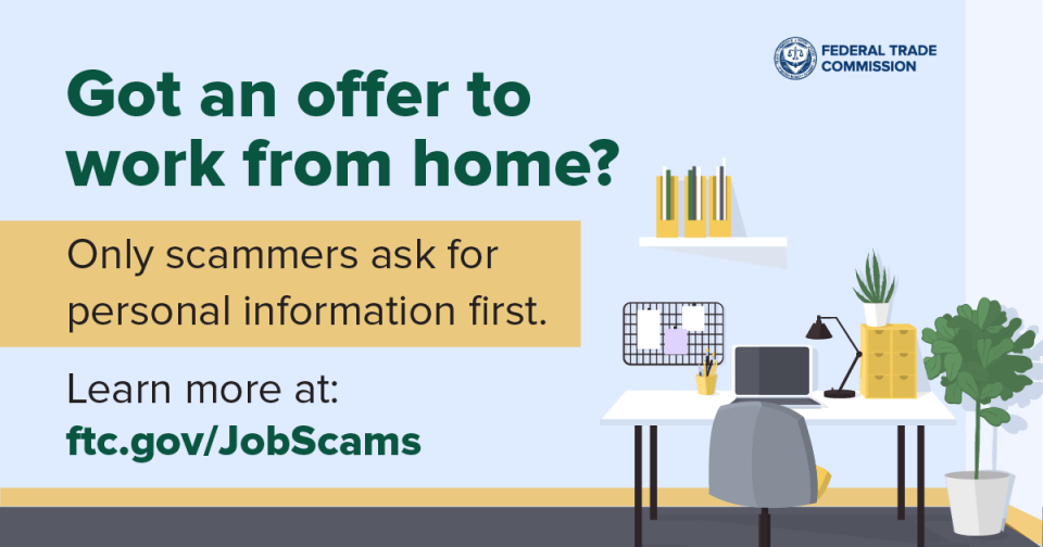 Work from home job scams