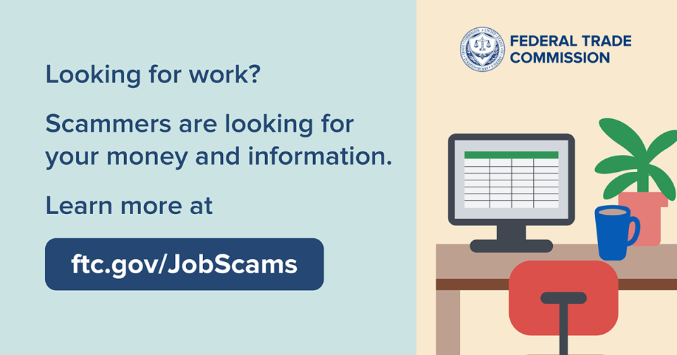 Look out for job scams