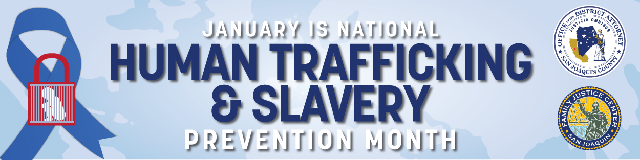 January is Human Trafficking & Slavery Prevention Month