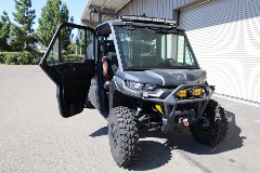 Standard black UTV 45 degree view