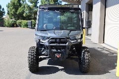 Full front view of black UTV #2