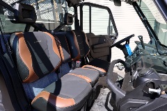 Orange and black Interior of UTV #2