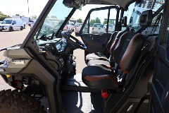 Orange and black Interior of UTV #2