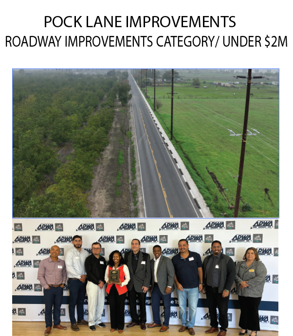 Pock Lane Improvements Project and Recipients