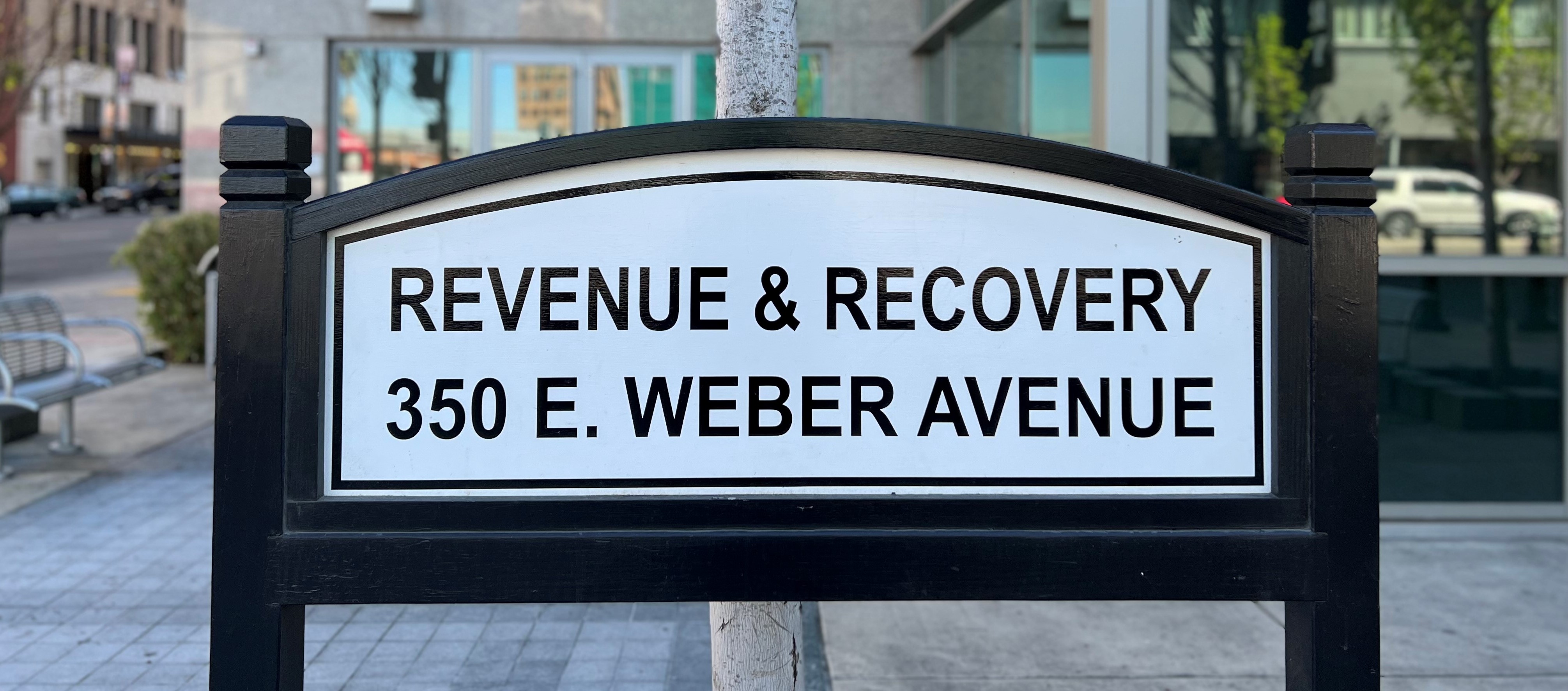 Revenue & Recovery Sign