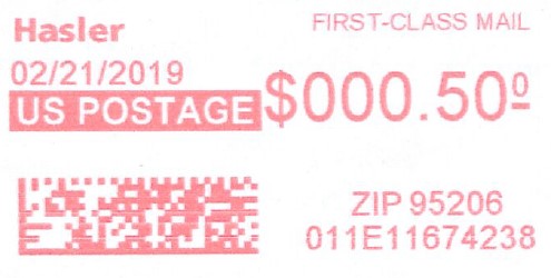 Metered Mail Postmark 2