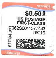 Pre Canceled Postage